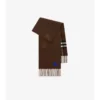 Sciarpa reversibile in cashmere con motivo EKD Check