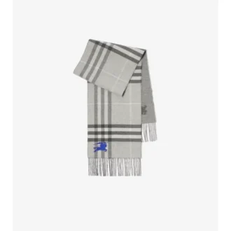 Sciarpa reversibile in cashmere con motivo EKD Check