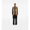 Sciarpa reversibile in cashmere con motivo EKD Check