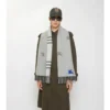 Sciarpa reversibile in cashmere con motivo EKD Check