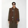 Sciarpa reversibile in cashmere con motivo EKD Check