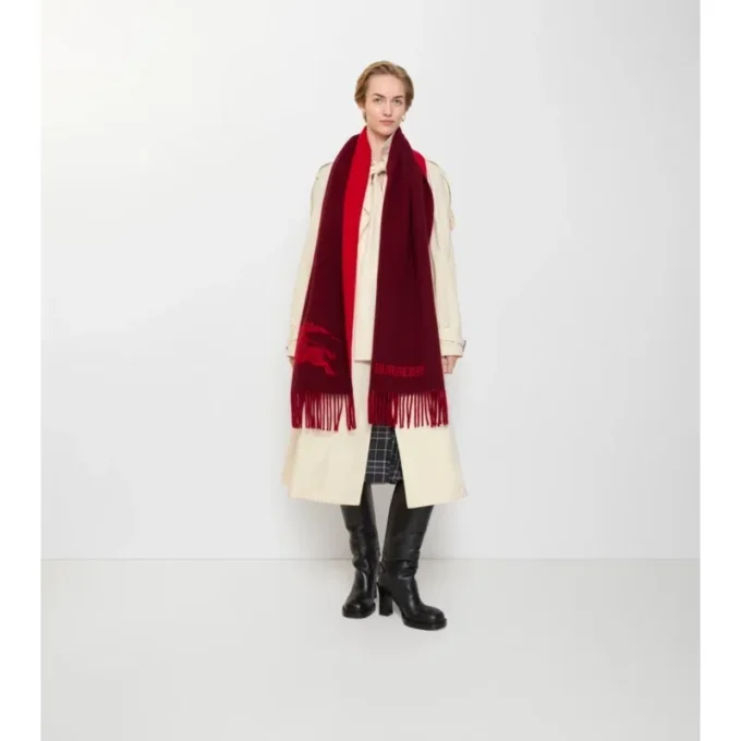 Sciarpa reversibile in cashmere EKD