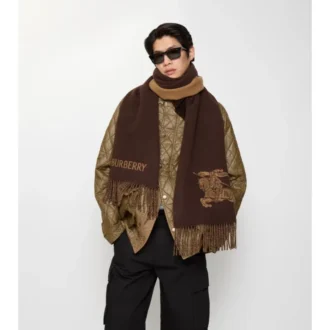 Sciarpa reversibile in cashmere EKD