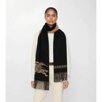 Sciarpa reversibile in cashmere EKD