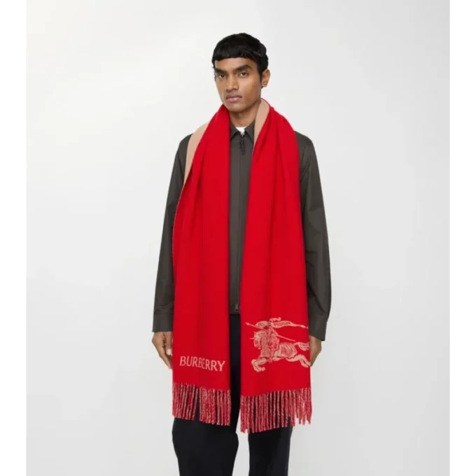 Sciarpa reversibile in cashmere EKD