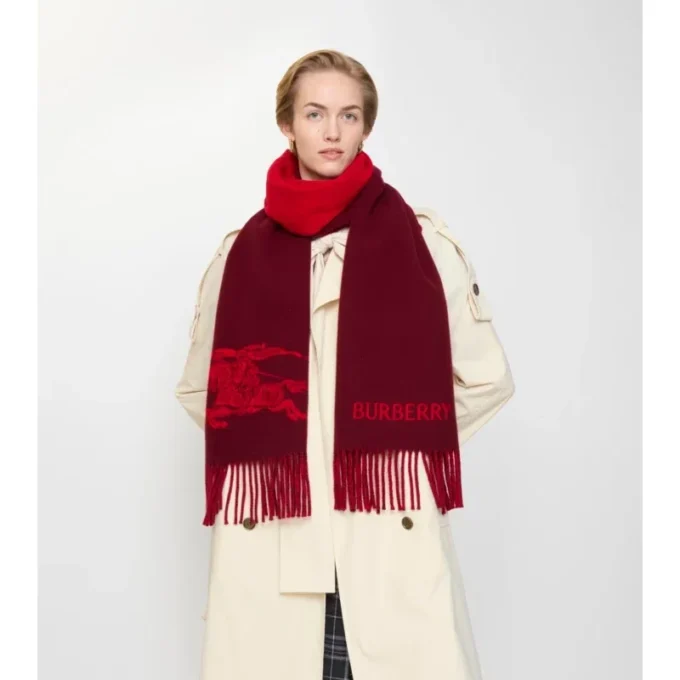 Sciarpa reversibile in cashmere EKD