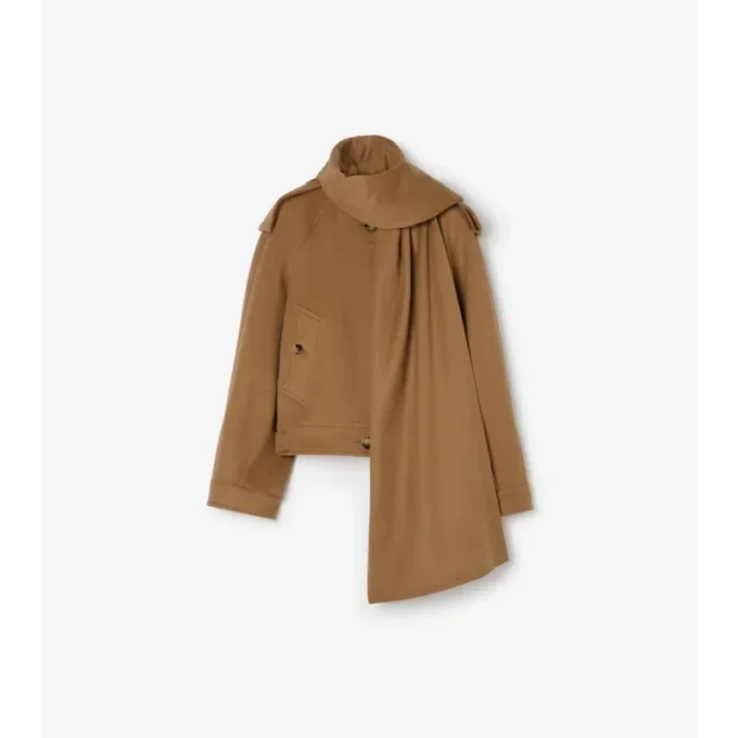 Sciarpa staccabile Giacca in cashmere