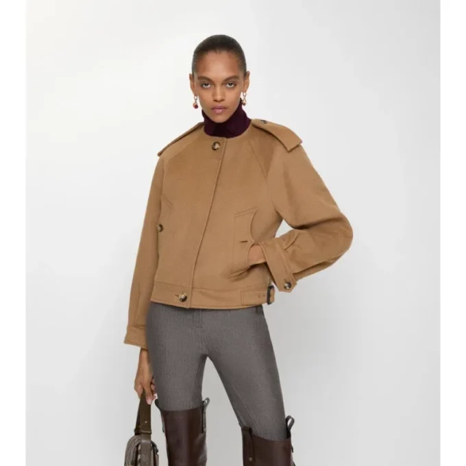 Sciarpa staccabile Giacca in cashmere