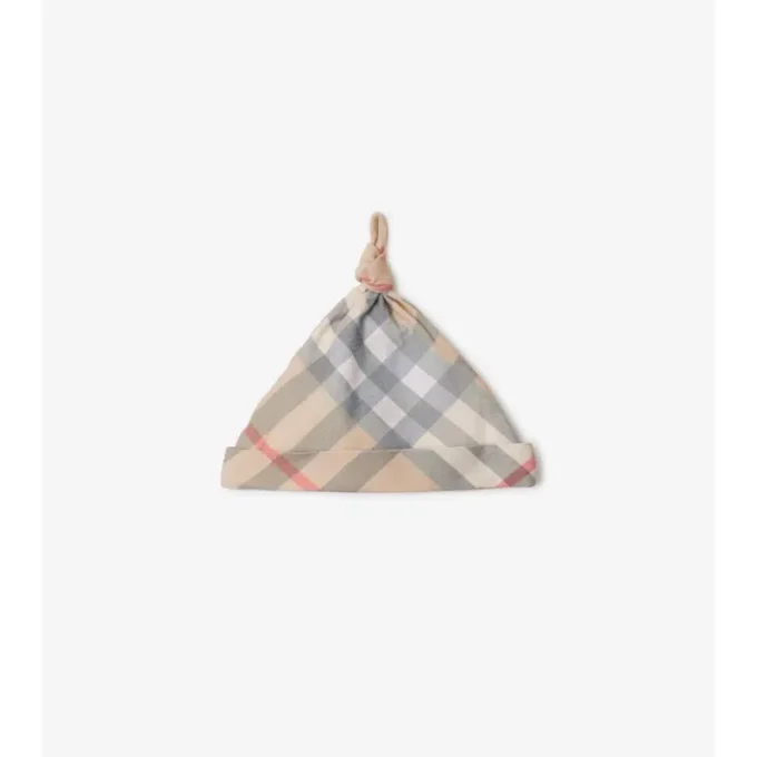 Set regalo per neonati in cotone a quadri, composto da due pezzi