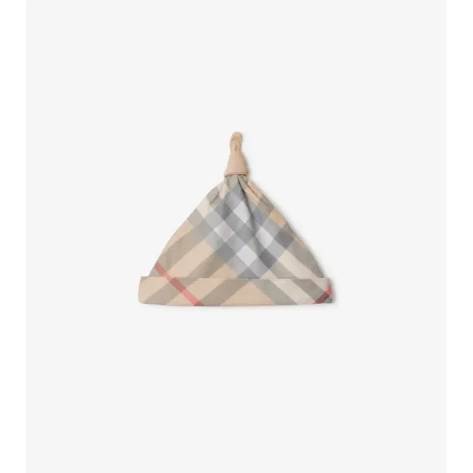 Set regalo per neonati in cotone a quadri, composto da due pezzi