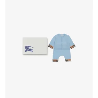 Set regalo per neonati in due pezzi in cashmere