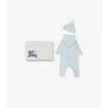 Set regalo per neonati in tre pezzi in cotone elasticizzato