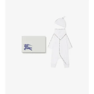 Set regalo per neonati in tre pezzi in cotone elasticizzato