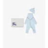 Set regalo per neonati in tre pezzi in cotone elasticizzato