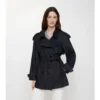 Short Denim Fitzrovia Trench Coat