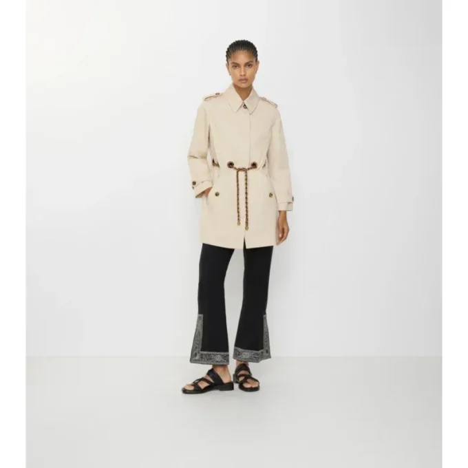 Short Gabardine Stonehaven Car Coat
