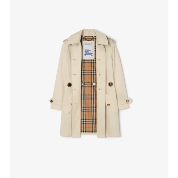 Short Gabardine Stonehaven Car Coat
