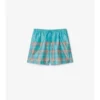 Shorts da bagno con motivo a quadri sfumato