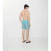 Shorts da bagno con motivo a quadri sfumato