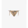 Slip bikini a quadri
