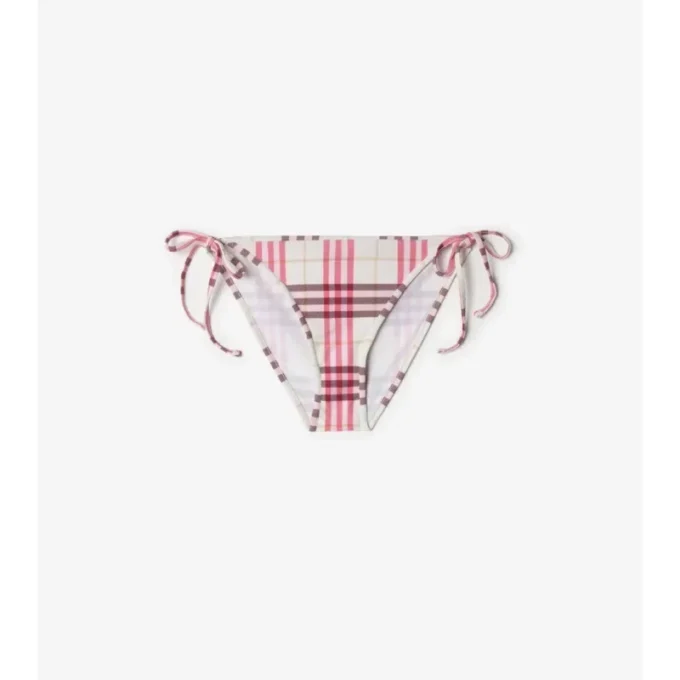 Slip bikini a quadri