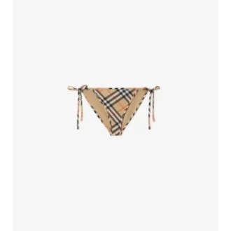Slip bikini a quadri