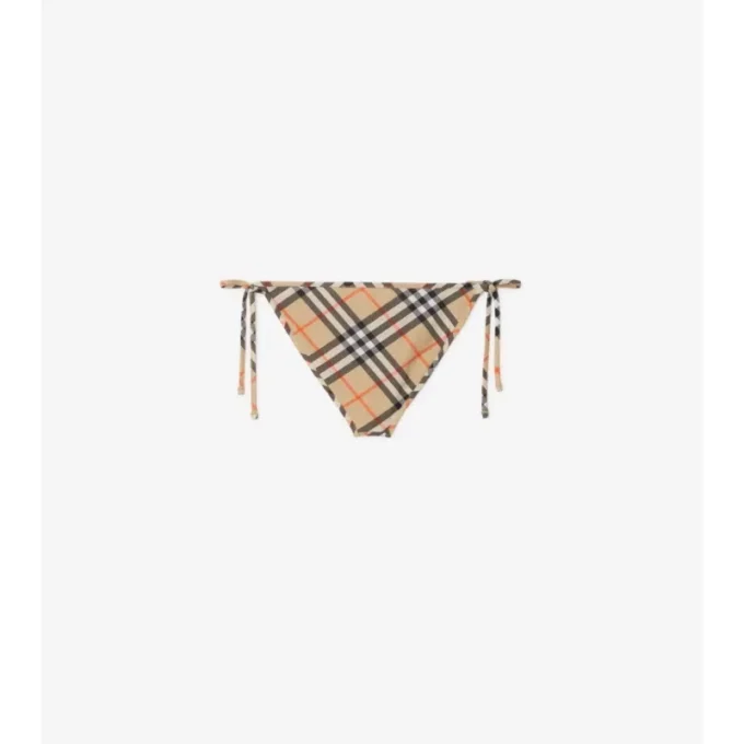 Slip bikini a quadri