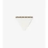 Slip bikini con bordi a quadri