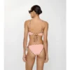 Slip bikini con bordi a quadri