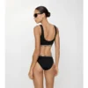 Slip bikini con bordi a quadri