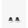 Sneakers con motivo a quadri e pelle