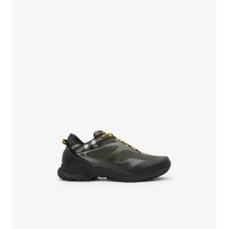 Sneakers Discover con motivo a quadri e mesh 