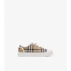 Sneakers in cotone a quadri