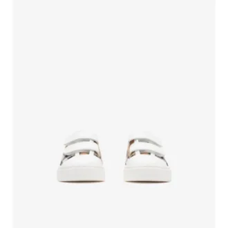 Sneakers in cotone a quadri