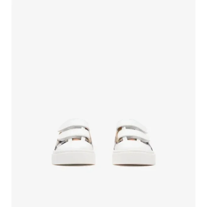 Sneakers in cotone a quadri