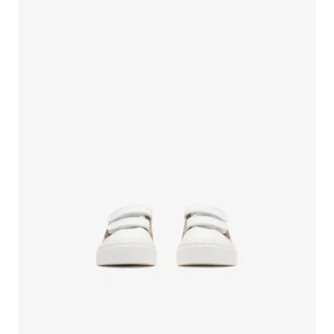 Sneakers in cotone a quadri