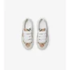 Sneakers in cotone e pelle con motivo a quadri