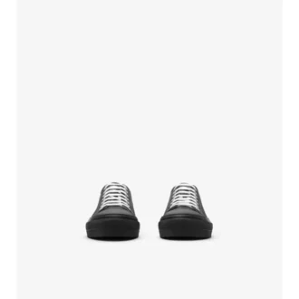 Sneakers in misto nylon con motivo a quadri