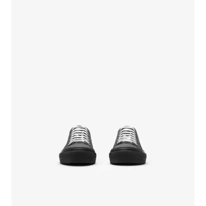 Sneakers in misto nylon con motivo a quadri