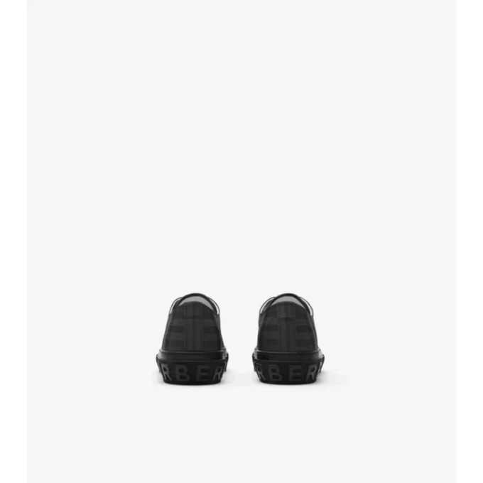 Sneakers in misto nylon con motivo a quadri