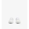 Sneakers in pelle e tessuto a quadri 