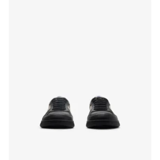 Sneakers in pelle e tessuto a quadri 