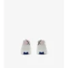 Sneakers in pelle e tessuto a quadri 