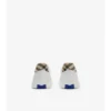Sneakers in pelle e tessuto a quadri 