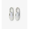 Sneakers in pelle e tessuto a quadri 