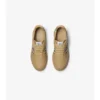 Sneakers in pelle e tessuto a quadri 