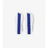 Sneakers in pelle e tessuto a quadri 