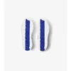 Sneakers in pelle e tessuto a quadri 