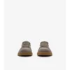 Sneakers in pelle, pelle scamosciata e tessuto a quadri