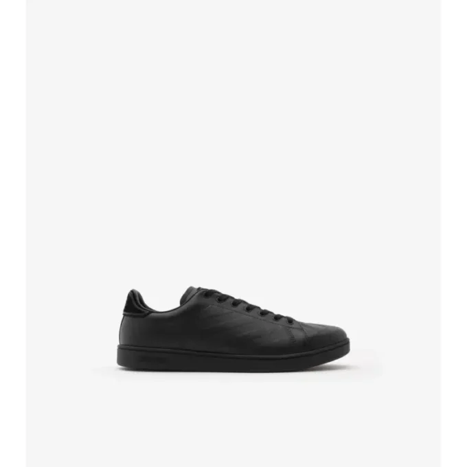 Sneakers Set in pelle goffrata a quadri 